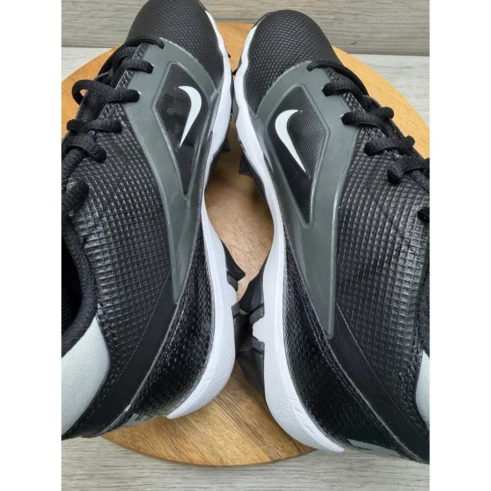 Nike Alpha Menace 4 Shark BG Black White Football Cleats FQ4016-001. Youth 5.5 W